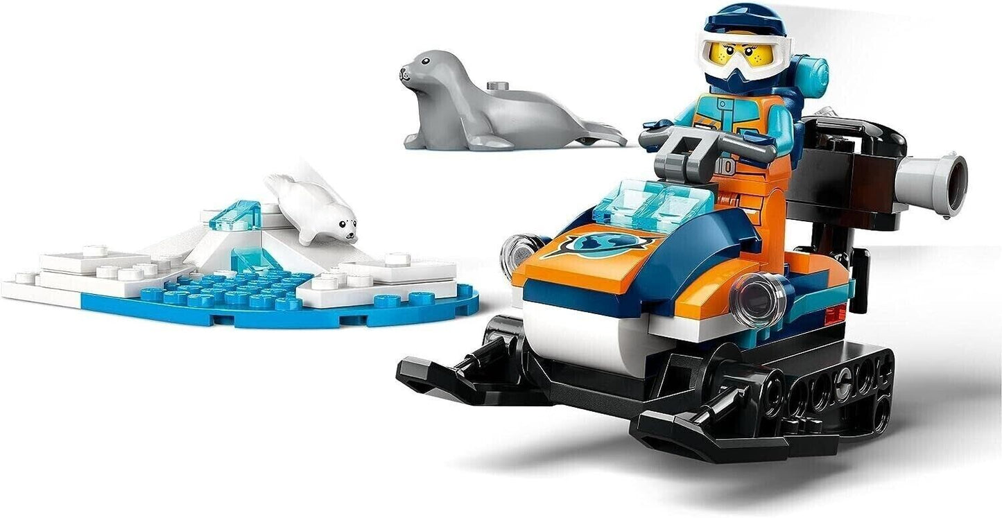 New LEGO City Exploration Arctic Explorer Snowmobile 60376 Toy Set FREE POSTAGE