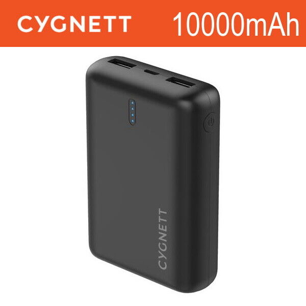 Cygnett ChargeUp Juice 10000mAh Power Bank Pocket Battery Pack USB A + USB C