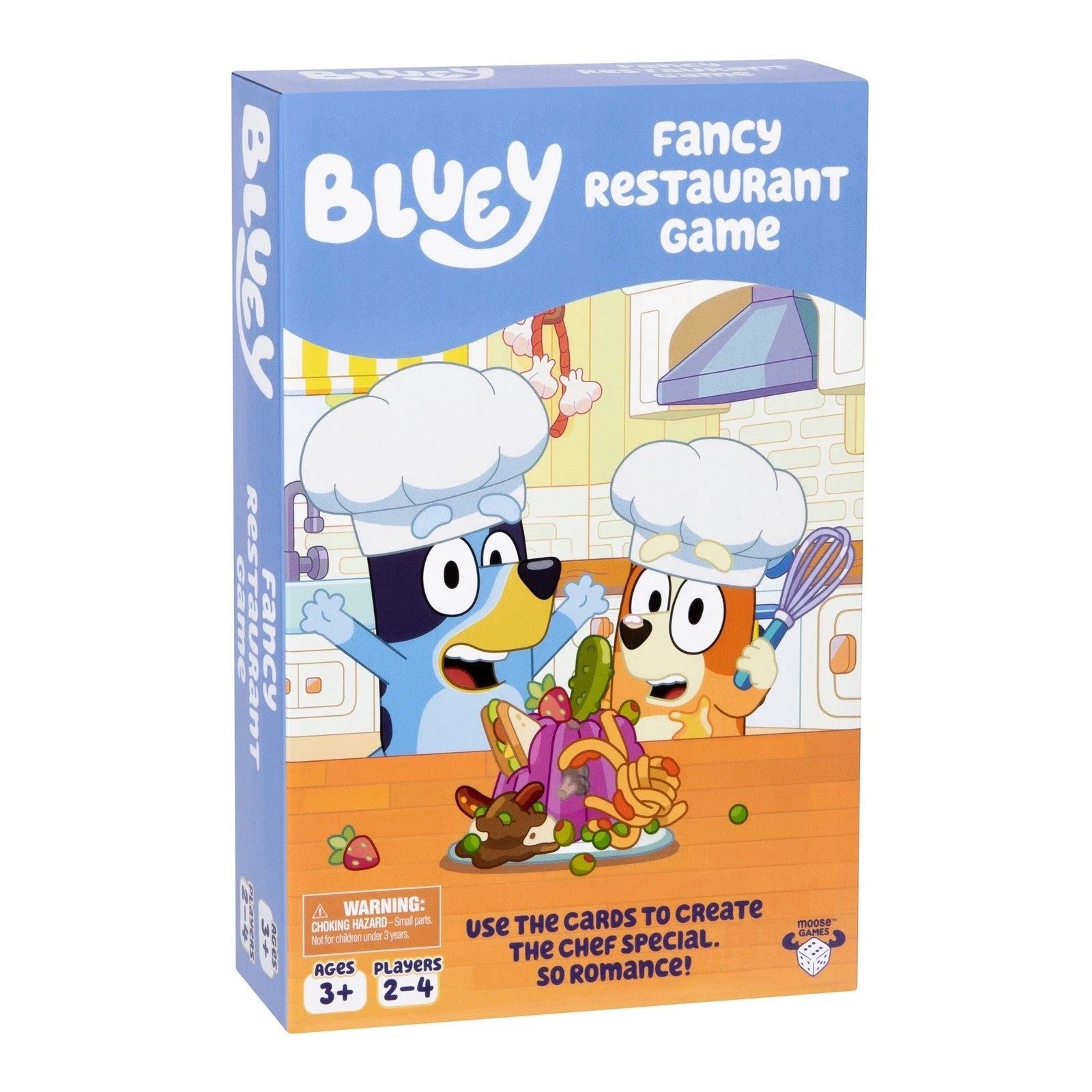 Bluey Fancy Restaurant Game NEW for Kids Family Bingo