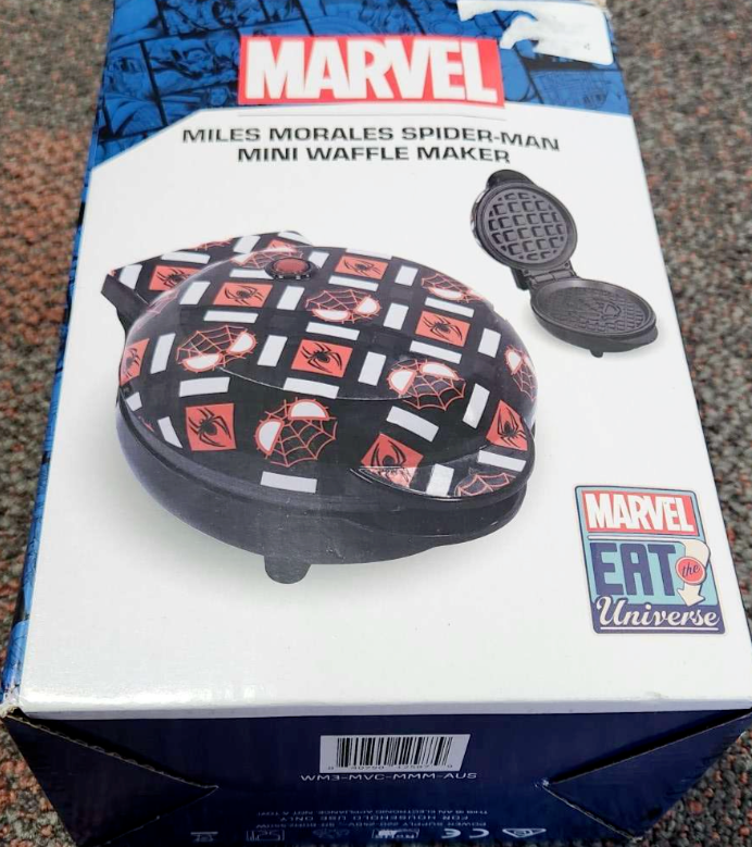 Marvel Miles Morales Spider Man Mini Waffle Maker
