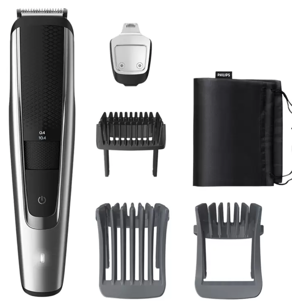 Philips Beard Hair Trimmer Series 5000, 20 Length Settings Li-Ion Battery