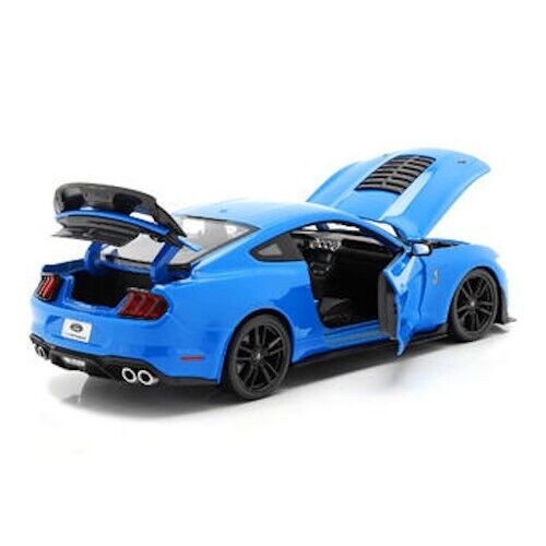 Maisto 1/18 Diecast Special Edition 2020 Mustang Shelby GT500 Pure Blue
