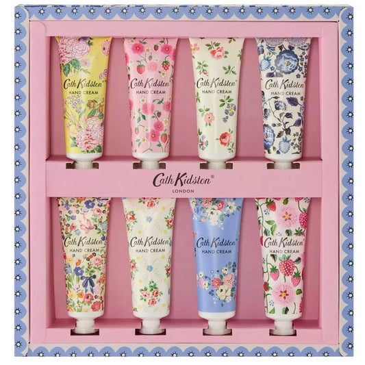 Cath Kidston LONDON Navy Carnation Hand Care Set 8 x 30ml Designed in England