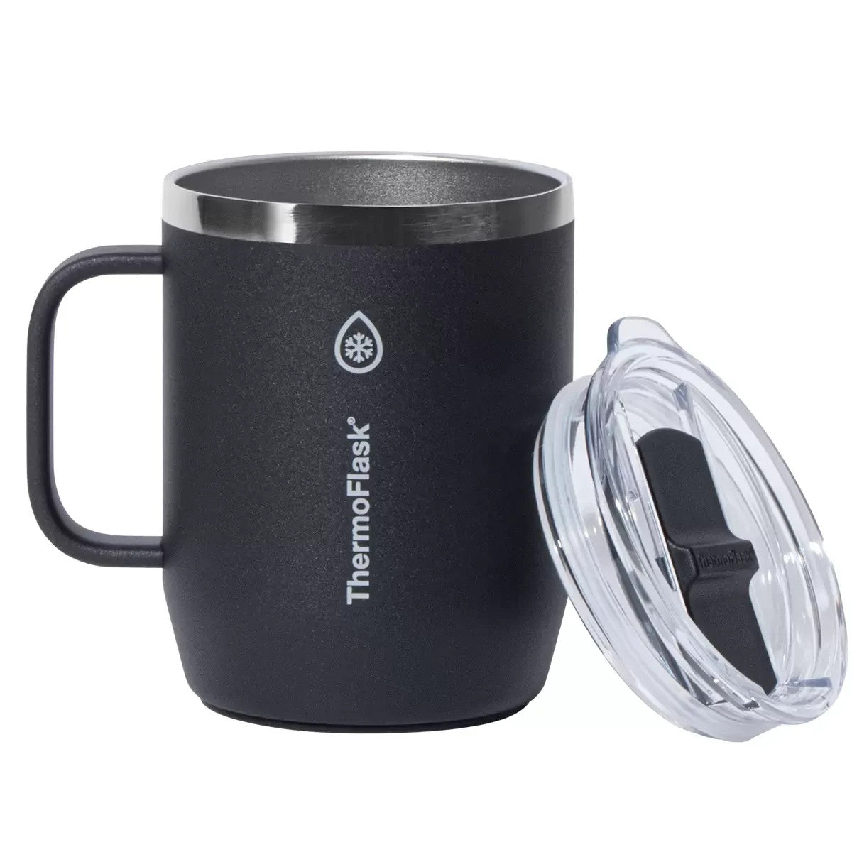 Thermoflask Coffee Mugs 2 Piece Set – Teal Black