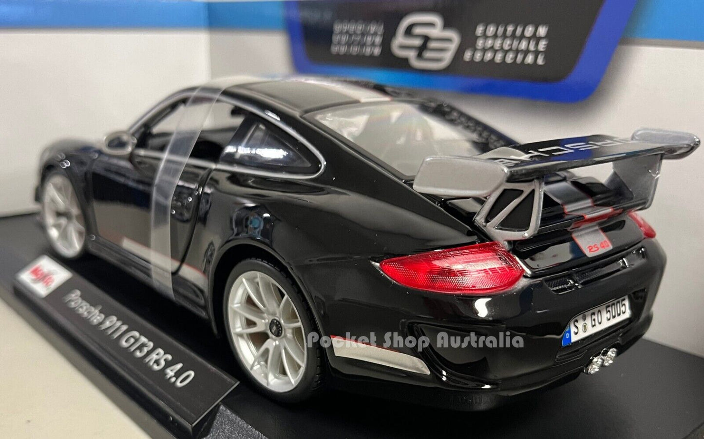 Maisto Diecast Model Special Edition 1:18 scale Porsche 911 GT3 RS 4.0	Black