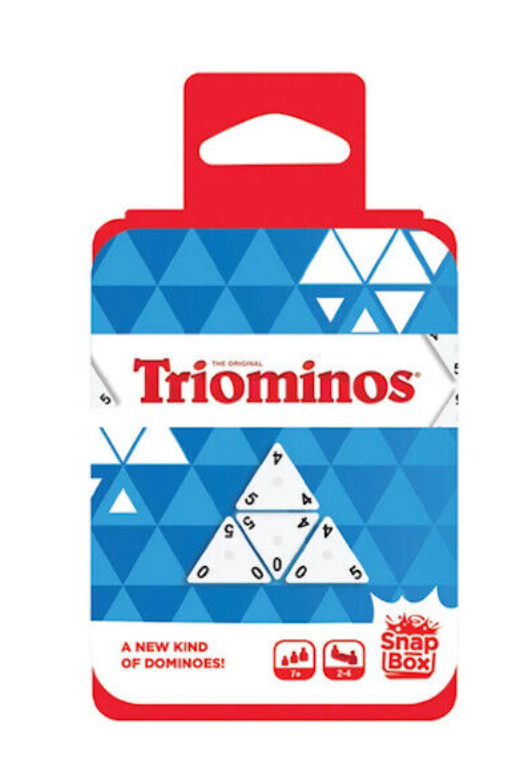 Triominos Board Game - Snapbox Portable Pocket Party Game