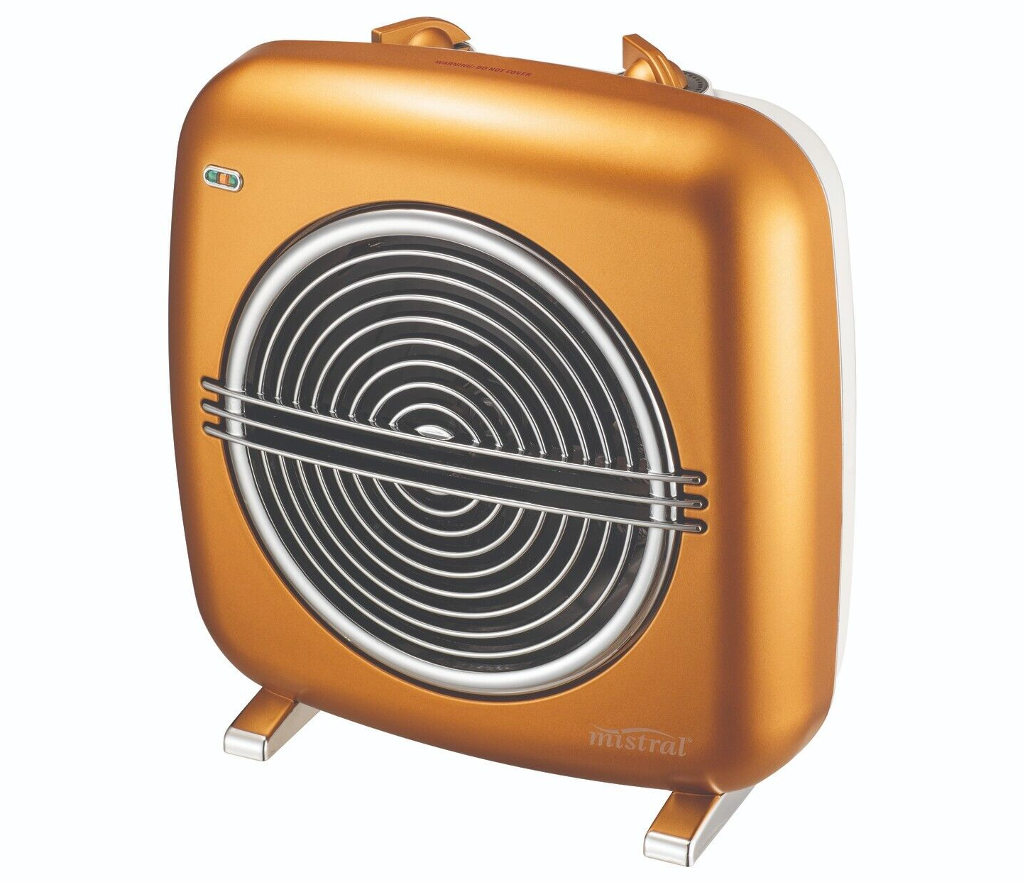 Mistral Fan Heater Retro Style 2000W with 2 Heat Settings Adjustable Thermostat
