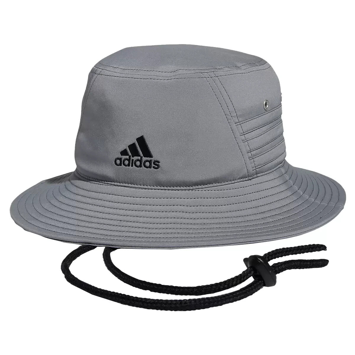Adidas Bucket Hat Grey Black Outdoor Camping Fishing Hiking Sports Adult UPF 50