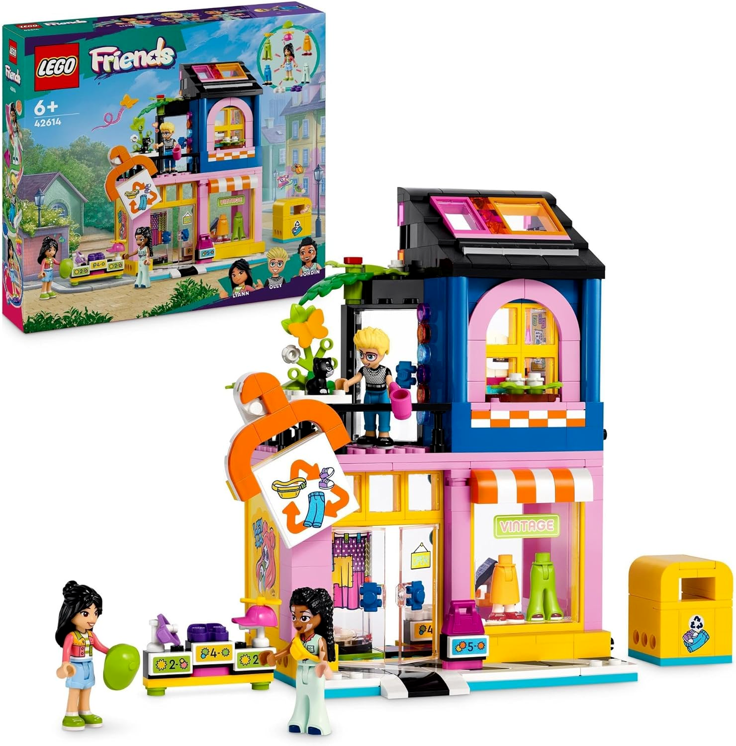 LEGO® Friends Vintage Fashion Store 42614 Social-Emotional Toy, Buildable Model,