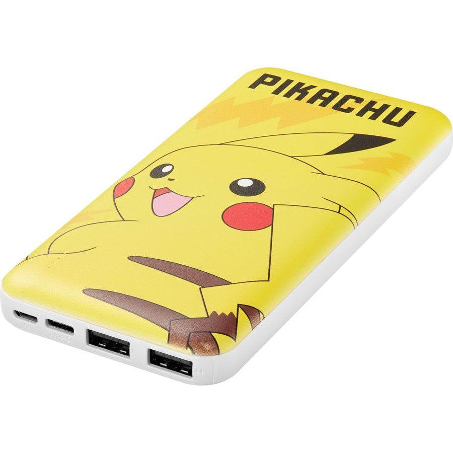 Volkano Pokemon 10,000mAH Powerbank Ultra Slim 3 Charging Points USB-C 2X USB-A