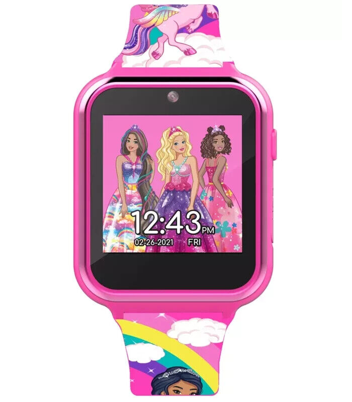 Barbie Kids Smart Watch - Pink /Camera Time Learning Video & Calculator