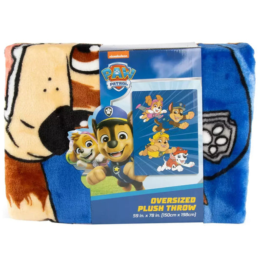Licensed Oversized Throw 150 x 198cm Paw Patrol