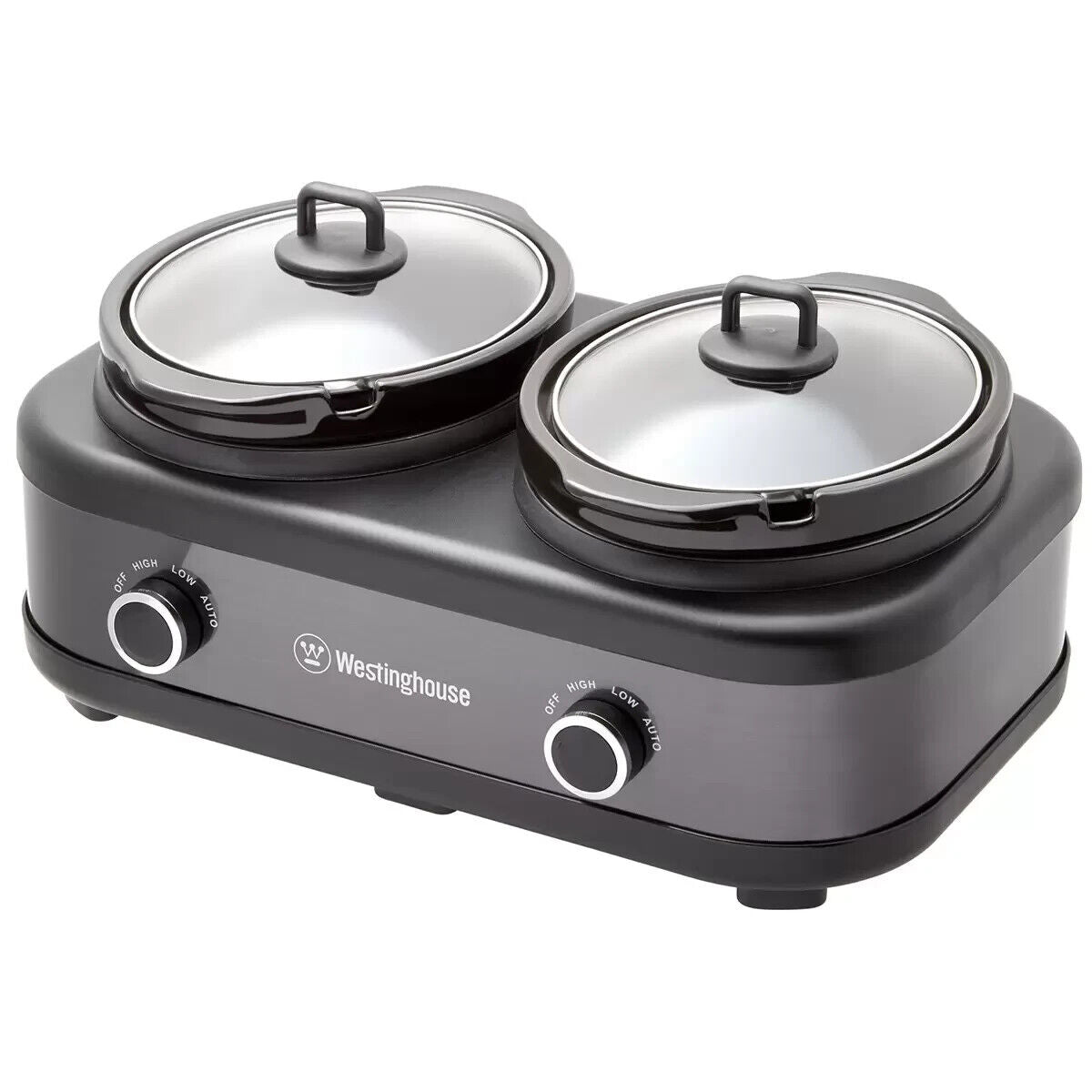 Westinghouse Slow Cooker With Auto Function 2 x 2.5L Twin Slow Cooker