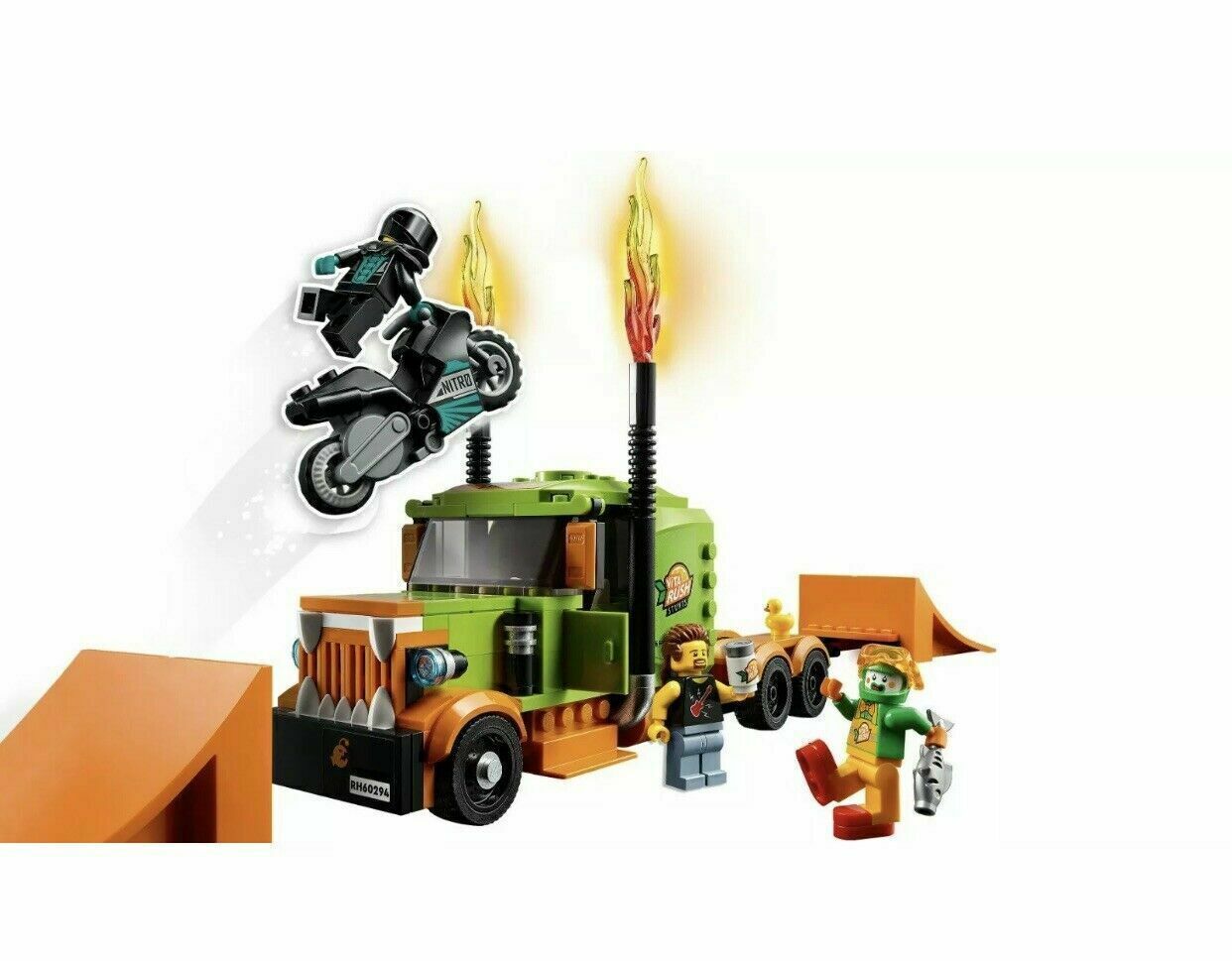 LEGO City 60294 Stunt Show Truck Age 6+ Brand New StuntZ