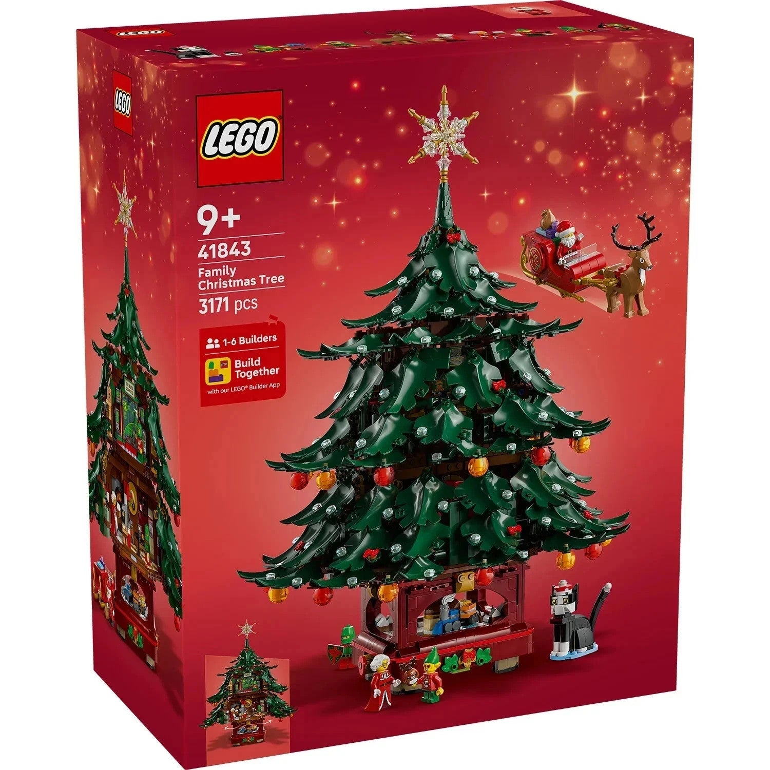 LEGO 41843 Family Christmas Tree Decoration Brand New Sealed