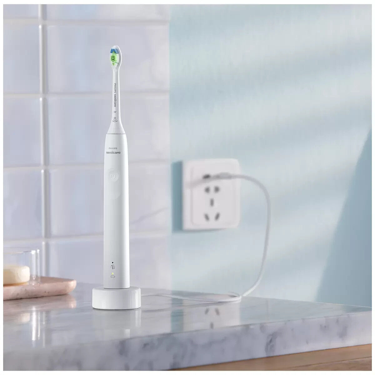 Philips Sonicare 3100 Series Sonic Rechargeable Toothbrush White HX3671/33