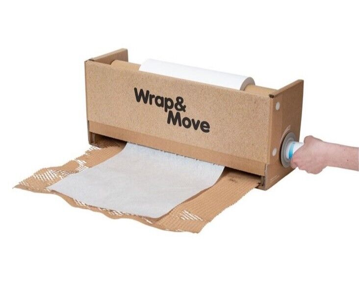 Honeycomb Kraft Paper Wrap in Box with White Tissue Paper Packaging 510mm x 134m