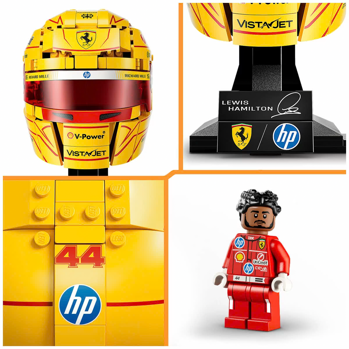 LEGO Editions: Scuderia Ferrari HP Lewis Hamilton Helmet (43022), LEGO Ideas,