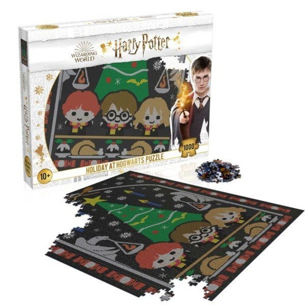 Harry Potter Holiday At Hogwarts 1000 Pieces Puzzle