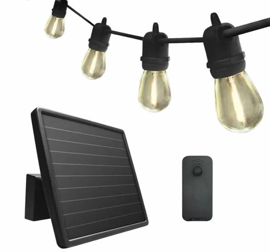 Sunforce 15 LED Solar String Lights with Remote Control 10.67M Brand New