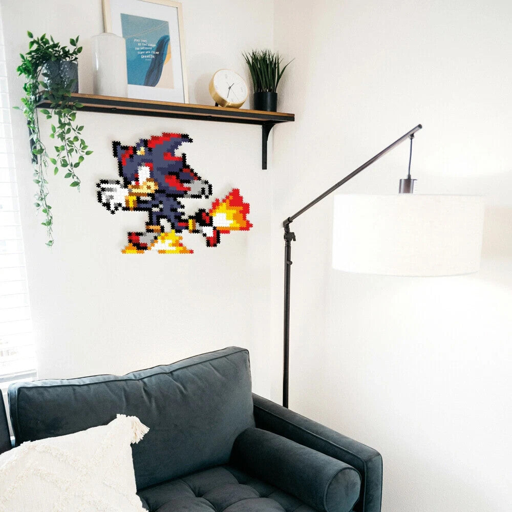 TOMY 700pc Jixelz Remix Sonic the Hedgehog Running Shadow Kids Pixels Puzzle Set