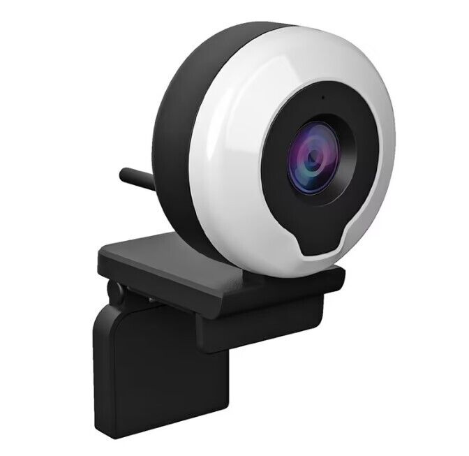 Sphere 1080P HD 2MP Shutter Webcam with Microphone Light Mounting Clip PC Mac