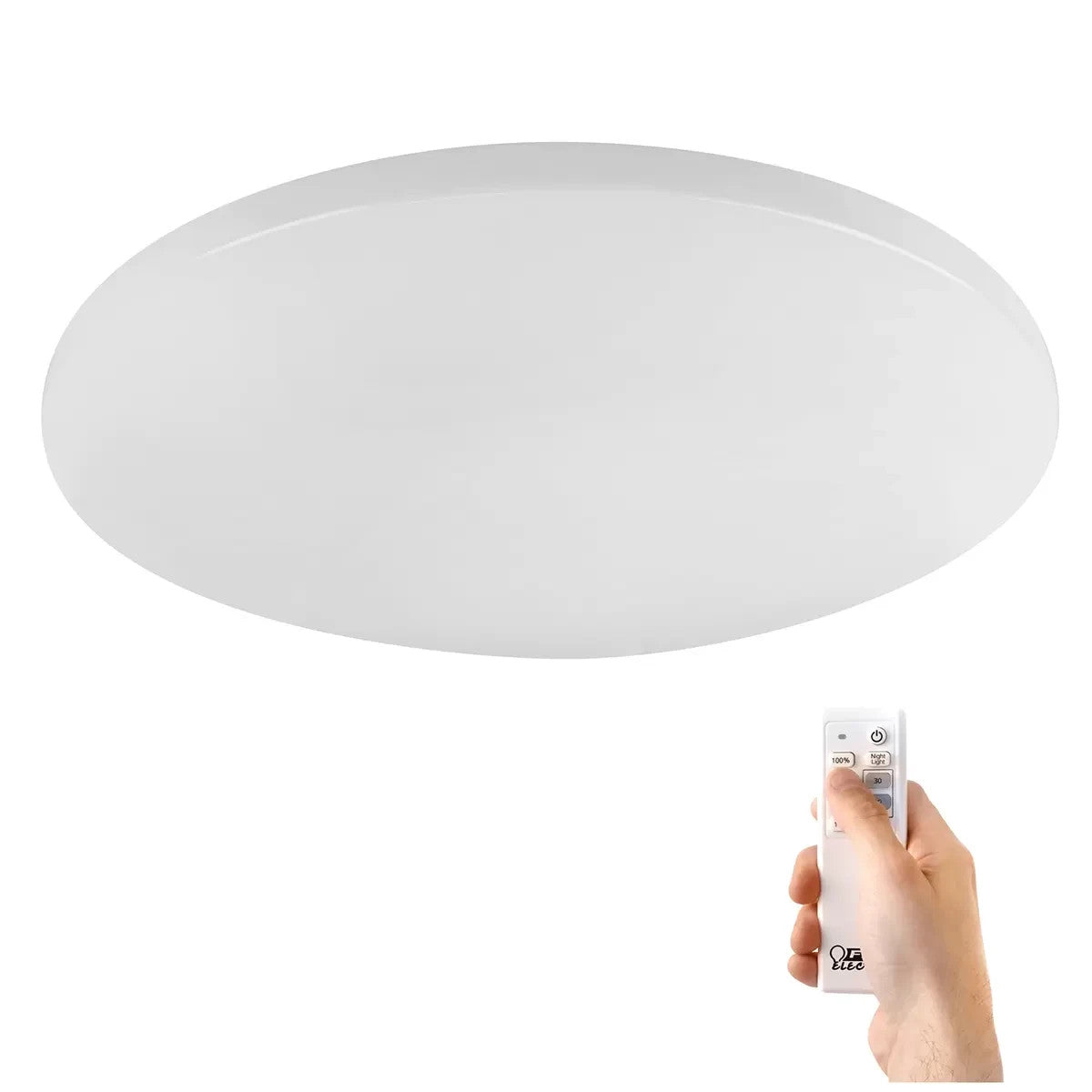 Feit Electric LED Dimmable 6500K Daylight Round Ceiling Light w/ Remote Control