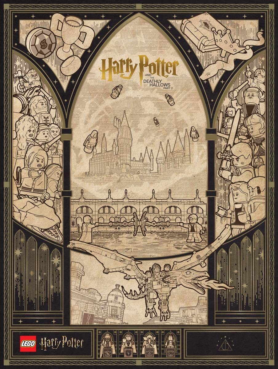 LEGO Insider Harry Potter 5009085 Art Print Posters 2nd Edition 5-8 Set of 4