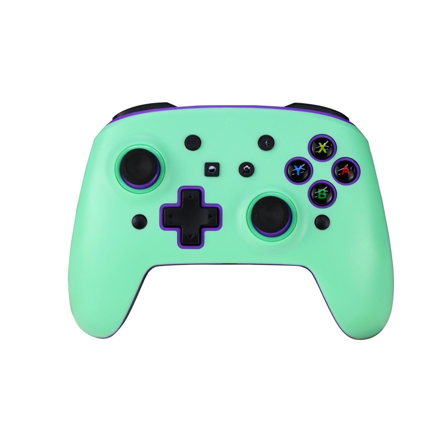 3rd Earth Wireless Gaming Controller for Switch, PC and Mobile Green and Purple