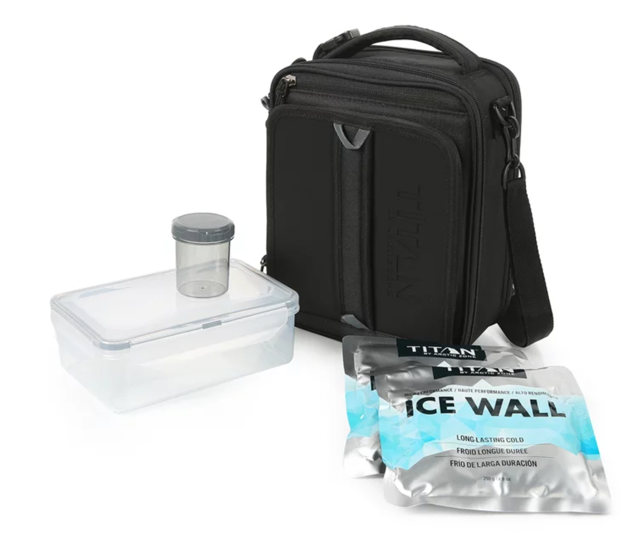 Titan Crush Resistant Expandable Lunch Pack w/2xIce Walls 6 Hours(*random color)