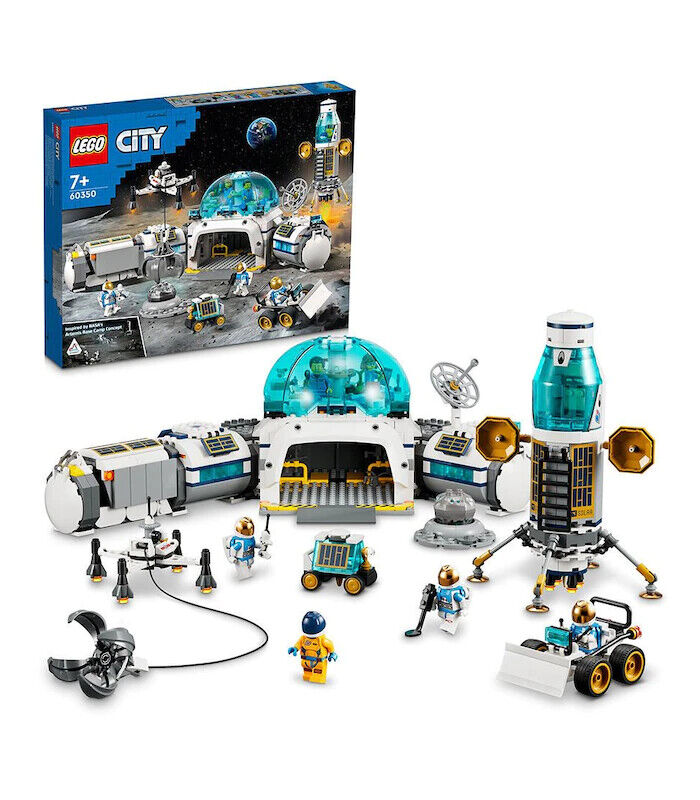 LEGO 60350 City Space Port Lunar Research Base Astronaut Brand New Sealed 