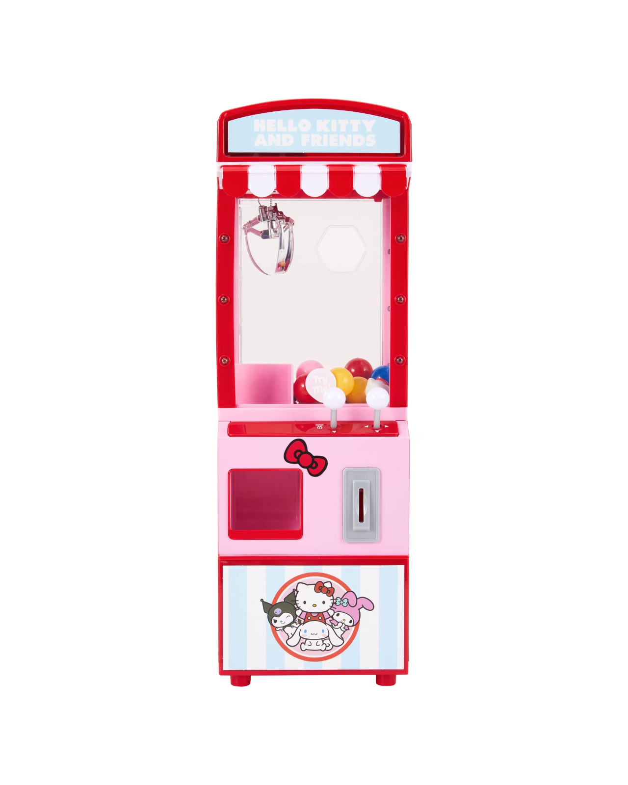 SANRIO Hello Kitty Friends Vending Arcade Claw Candy Grabber Prize Machine Game