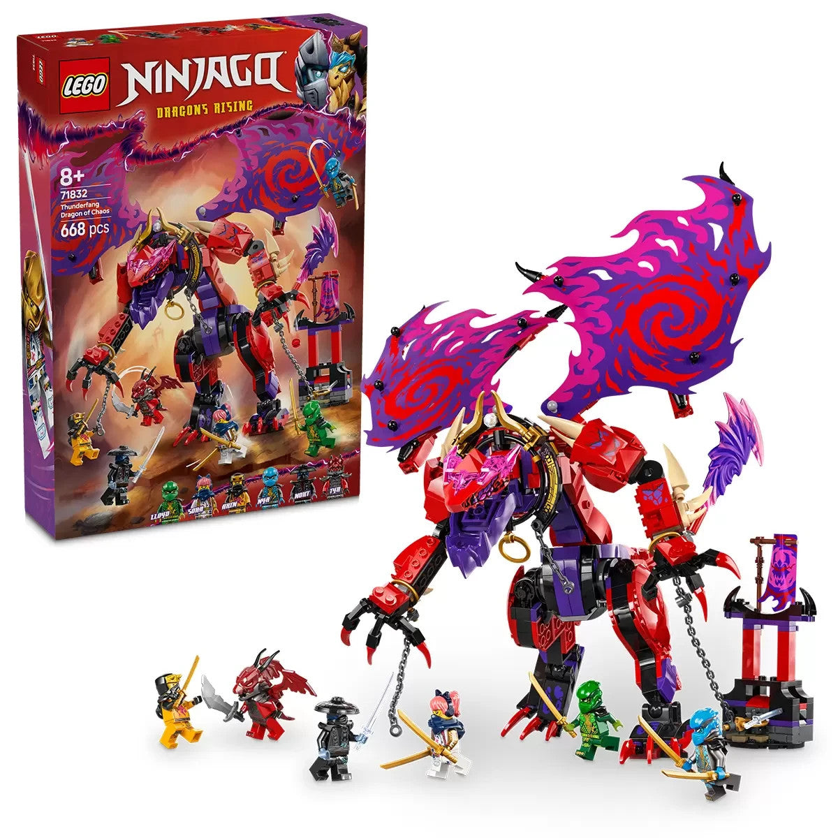 LEGO NINJAGO 71832: Thunderfang Dragon of Chaos NEW