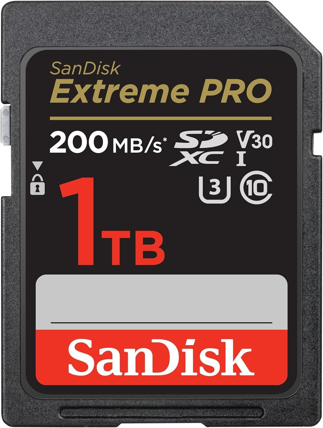SanDisk 1TB Extreme PRO SDXC Camera Memory C10, U3, V30, 4K UHD, SD Card