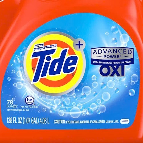 Tide OXI Advanced Power Laundry Detergent Liquid 4.08L Extra Stain Removal