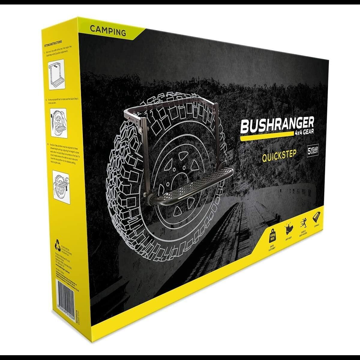 Bushranger Quick Step Folding Portable Car Truck 4X4 4WD Offroad Wheel Tyre AU