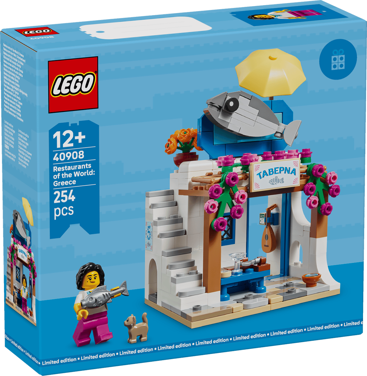 LEGO 40908 Restaurants of the World: Greece Brand New Sealed