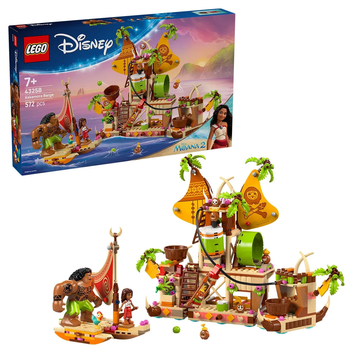 LEGO Disney Moana 43258 Kakamora Barge