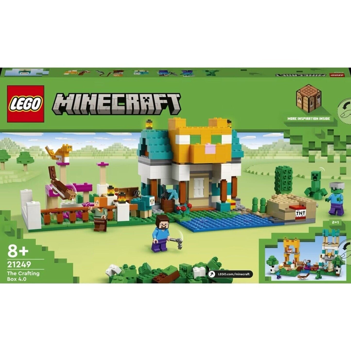 LEGO 21249 Minecraft The Crafting Box Brand New Sealed