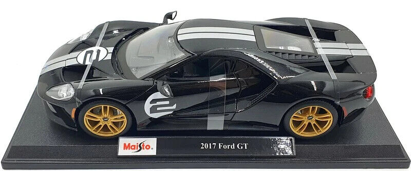 Maisto 2017 Ford GT Special Edition Die Cast Car Model 1:18 Scale Black