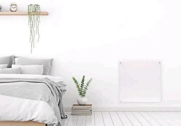 2 x Goldair 425W Square Wall Panel Heater Printable Slim Design Quiet Operation