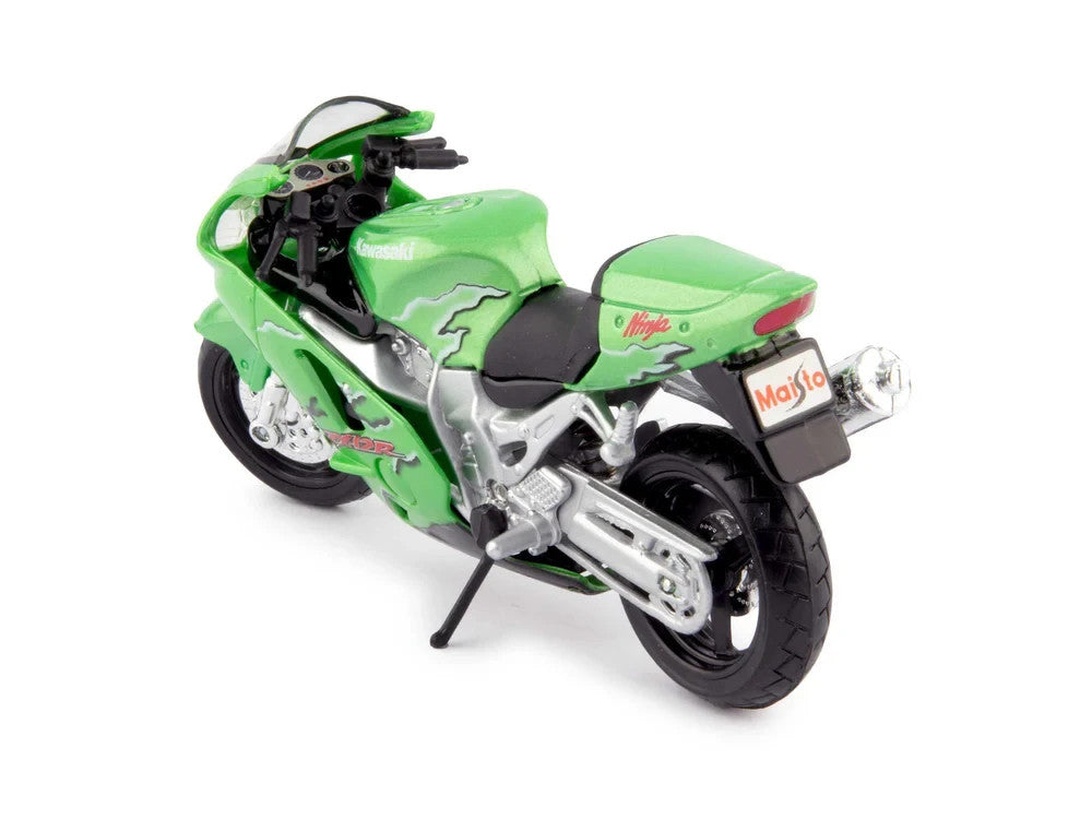 Maisto 1:18 – Kawasaki Ninja ZX-12R (Green) Motorcycle – Special Edition Model