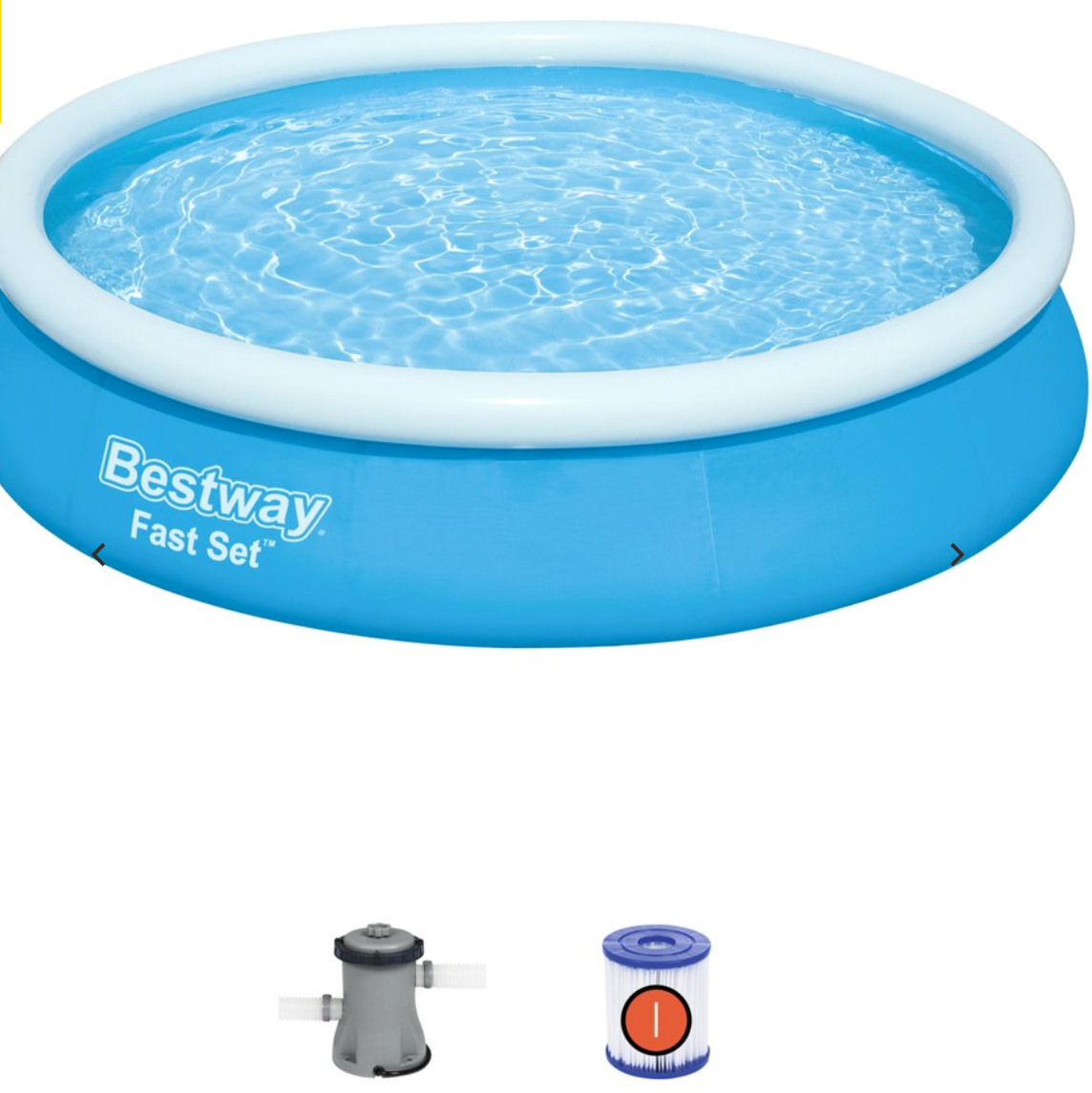 Bestway Hydro Force 12ft FastSet 3.66mx76cm Above Ground Inflatable SwimmingPool