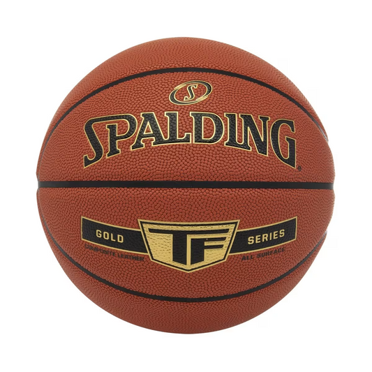 Spalding NBA Gold Series TF Basketball Official Size 7 Orange Composite Leather 