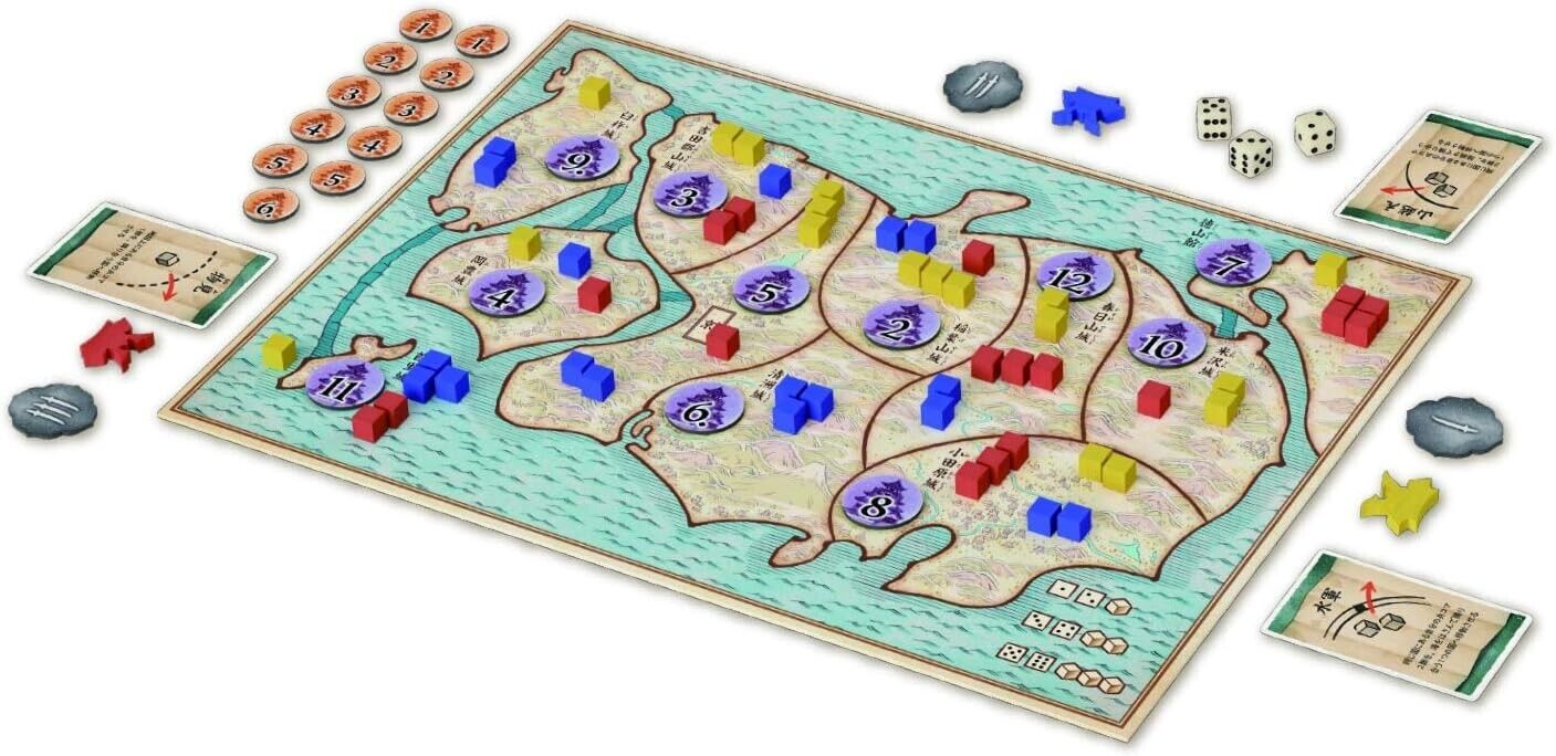 Hobby Japan Rumble Nation Board Game Tenka Meidou 10+ For 2-4 International Ver