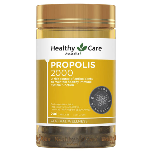 Healthy Care Propolis 2000mg 200 Capsules HealthyCare
