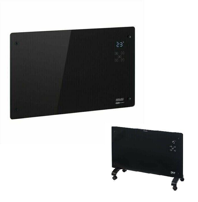Arlec 2200W Black Glass SMART WI-FI Panel Heater Touch Control Grid Connect NEW