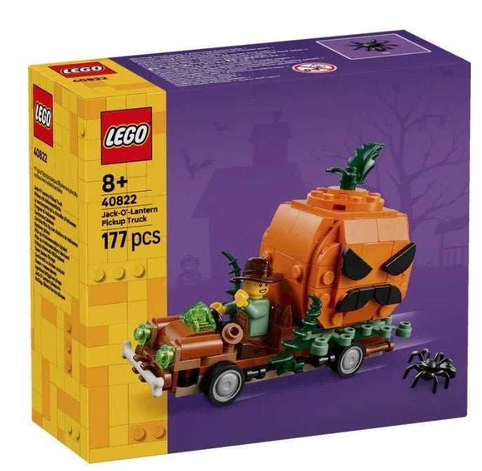 LEGO 40822 Jack-O'-Lantern Pickup Truck - Seasonal - Exclusive - New Sealed - AU