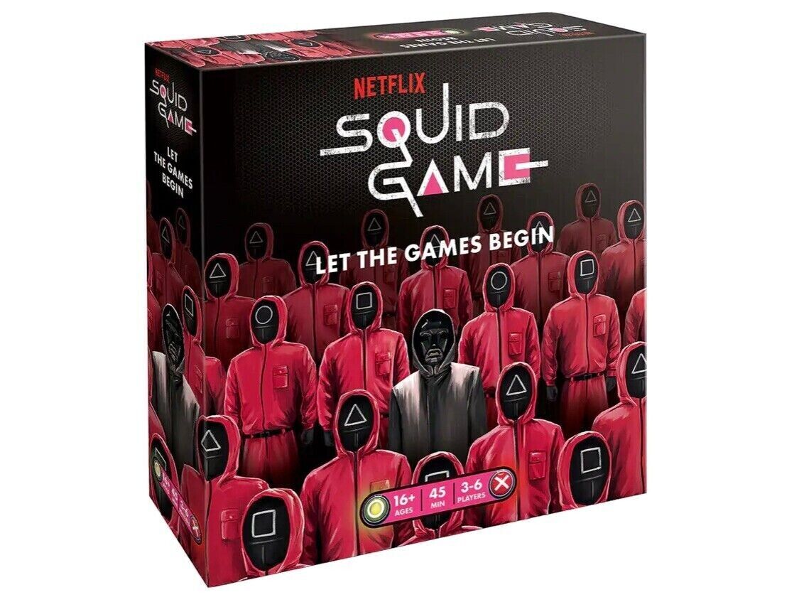 Original Netflix Squid Game Board Game Brand New 3-6 Players Red Light Dalgona
