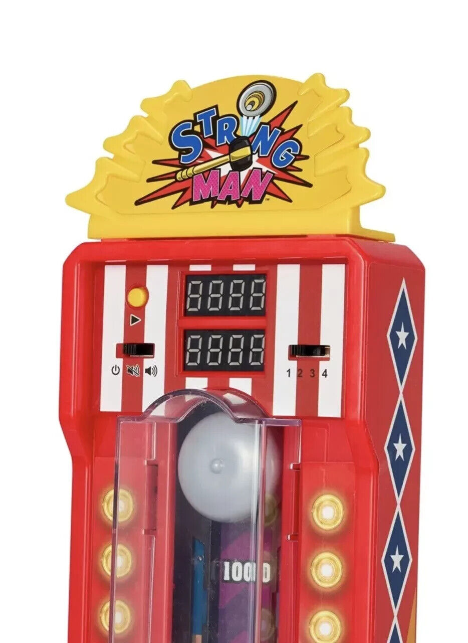 Electronic Arcade Strongman Game Ages 6+ Years Kids Gift Christmas